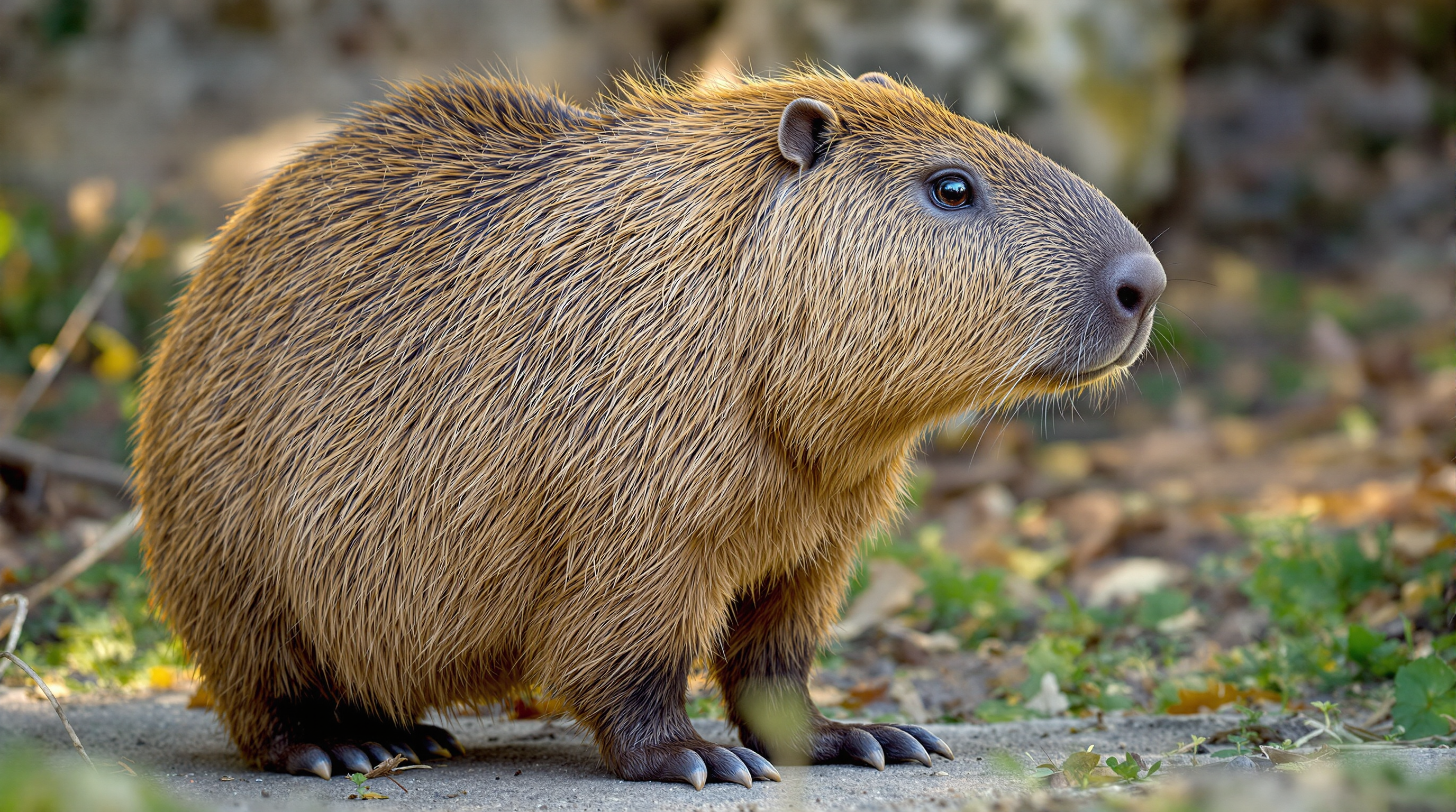 Capybara standing